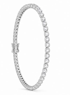 1.80ct LGD,2mm BEZEL, 18cm TENNIS B'L